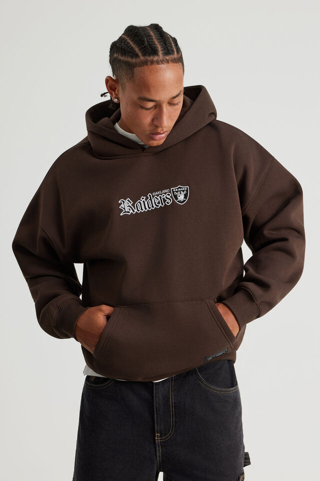 Nfl Hoodie, LCN NFLWALNUT/RAIDERS FRONT