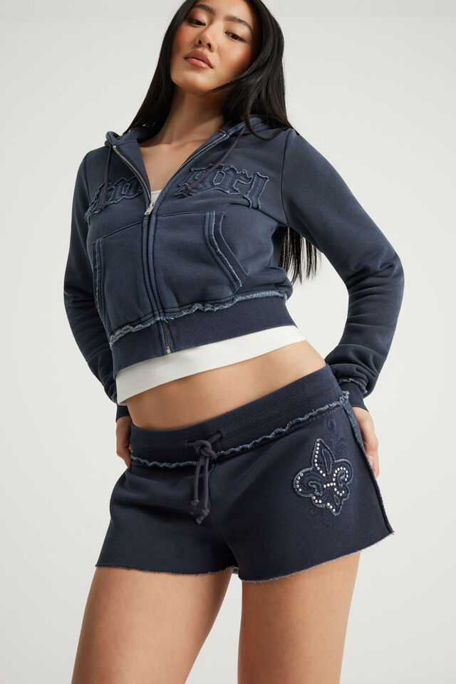 Fleece Mini Short, NTN WASHED SEAL