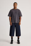 Heavy Weight Box Fit Tshirt, WASHED BLACK - alternate image 2