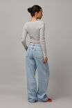 High Rise Baggy Jean, 90s BLUE - alternate image 3