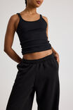 Ultra Baggy Trackpant, BLACK - alternate image 4