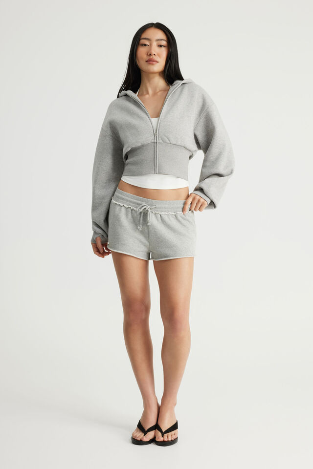 Pull On Micro Short, NTN GREY MARLE