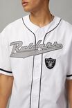Nfl Baseball Shirt, LCN NFL WHITE/CHEVY RAIDERS - alternate image 2
