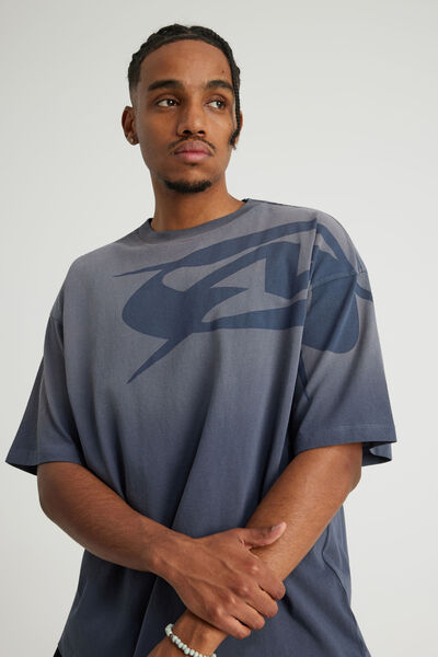 Notion Vintage Graphic Tshirt, NTN WASHED ORION BLUE/BIG LOGO
