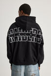 Nfl Hoodie, LCN NFL BLACK/RAIDERS DYSTOPIA SUPERSCRIPT - alternate image 3