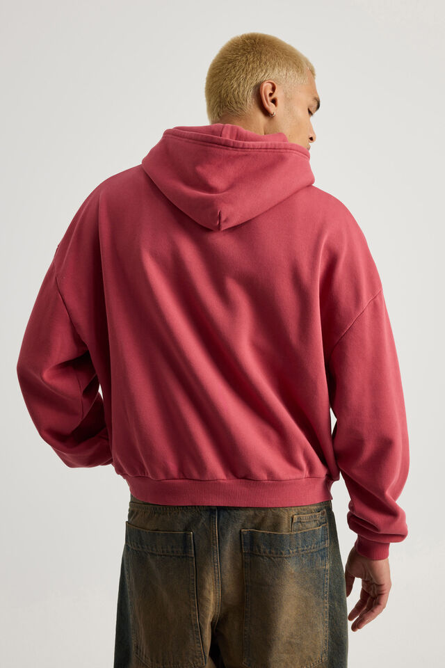 Marvel  Zip Thru Hoodie, LCN MAR TUSCAN RED/CARNAGE