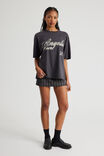 Oversized Graphic Tee, WASHED BLACK/ANGELIC - alternate image 2