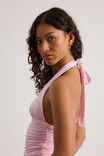 Emma Gathered Halter, PINK LADY - alternate image 4