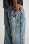 Half Half Baggy Painter Jean, NIAGARA BLUE - alternate image 5
