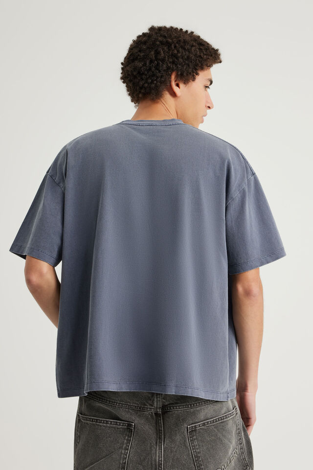 Authentics Blank Tee, WASHED ORION BLUE
