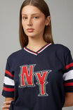 V Neck Jersey Tee, NAVY BLAZER/NY - alternate image 4