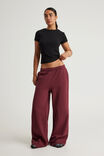 Classic Wide Leg Trackpant, WASHED CHERRY LACQUER - alternate image 2