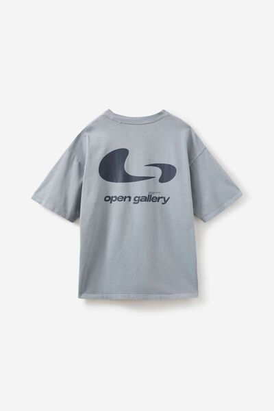 Open Gallery Heavyweight Box Fit Tshirt, OG CONCRETE/LIQUID UNITY