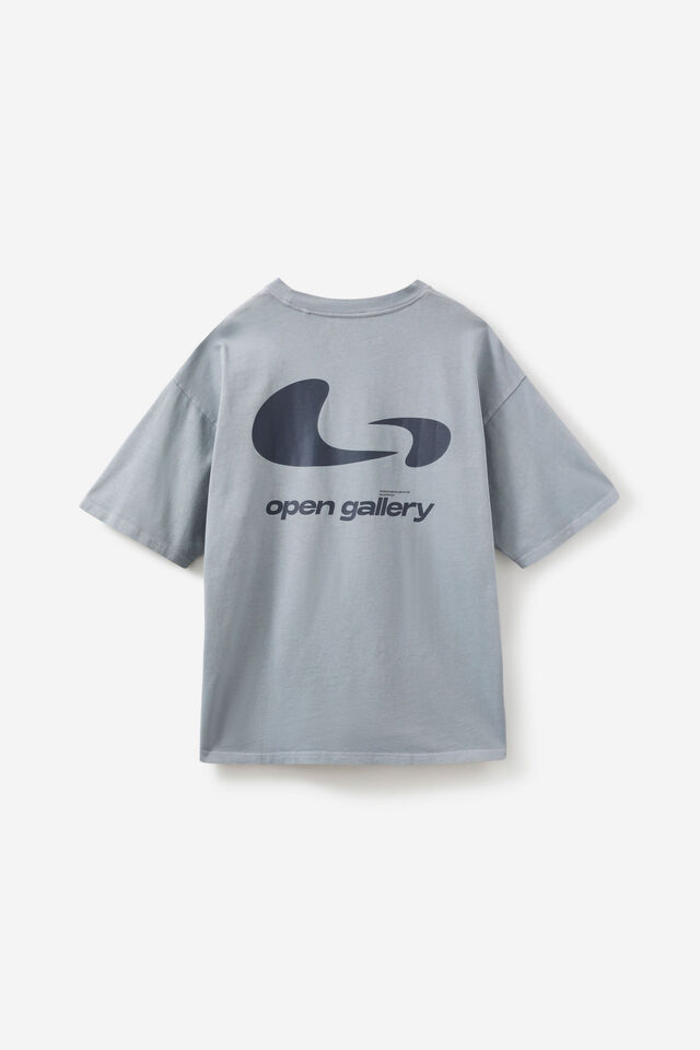 Open Gallery Heavyweight Box Fit Tshirt, OG CONCRETE/LIQUID UNITY