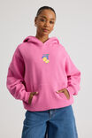 Harley Slouchy Hoodie, WILD ORCHID/SOUR LEMONS - alternate image 1