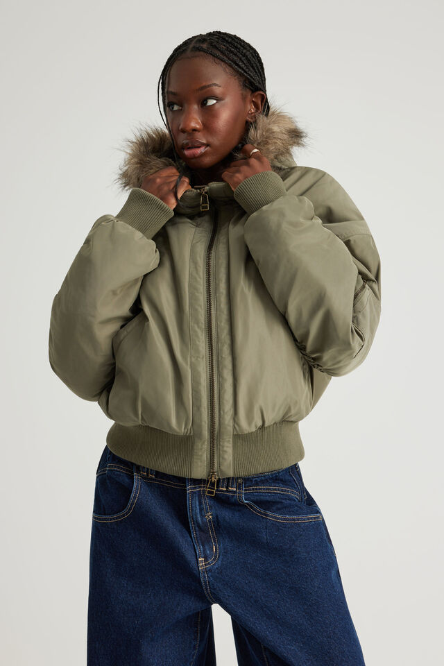 Y2k Tyler Jacket, DUSTY KHAKI