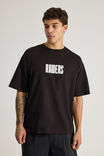 Box Fit Nfl Tshirt, LCN NFL BLACK/RAIDERS TEXT - alternate image 3