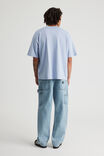 Half Half Baggy Painter Jean, THRIFT BLEACH BLUE - alternate image 3