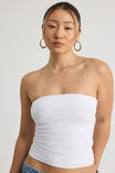 Authentics Longline Bandeau, WHITE - alternate image 4