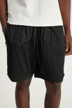 Nfl Basketball Short, LCN NFL BLACK STEALTH RAIDERS/COLLEGIATE CRV - example image 4