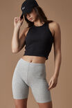 Basic Bike Short, GREY MARLE - alternate image 4