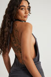 Longline Halter Top, SLATE - alternate image 3