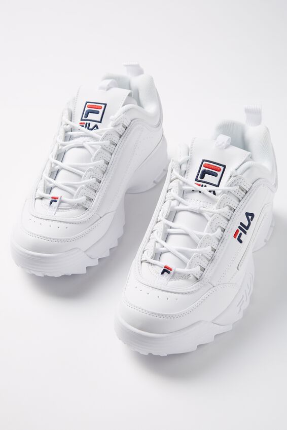 Guys Fila Disruptor 2 Ii, WHITE