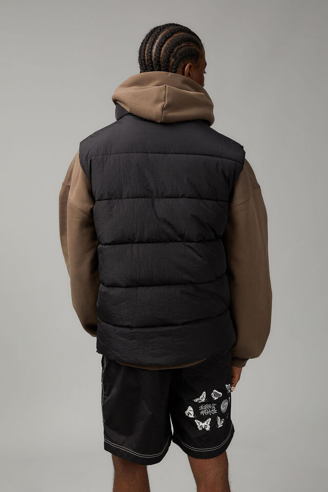 Everyday Puffer Vest, BLACK
