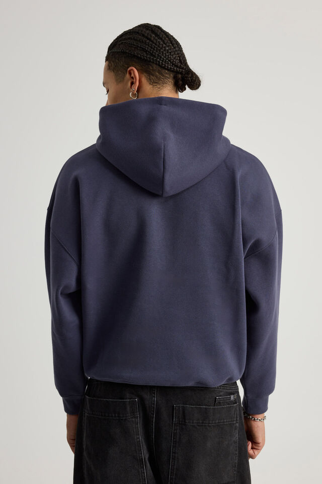 Music Merch Hoodie, LCN BRA ARCTIC NAVY/TUPAC LOFI