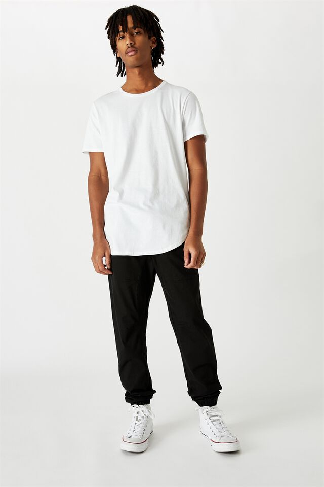 Cuffed Pant, BLACK