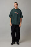 Heavy Weight Box Fit Graphic Tshirt, IVY GREEN/HALF HALF PUZZLE - alternate image 2