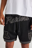 Nfl Basketball Short, LCN NFL BLACK/RAIDERS A CLASSIC - alternate image 4