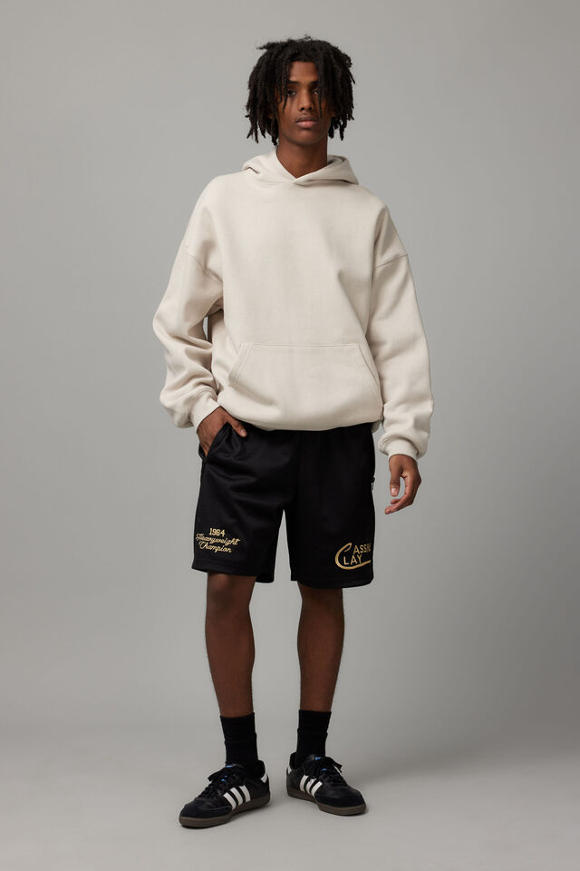 Muhammad Ali Basketball Short, LCN ALI BLACK/CASSIUS CLAY