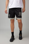 Nfl Basketball Short, LCN NFL BLACK/RAIDERS WRAP - alternate image 2