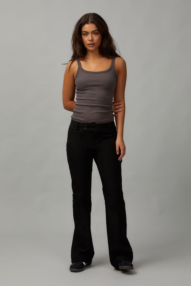 Bobbie Flare Pant, BLACK
