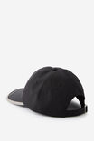 Open Gallery Nylon Dad Cap, BLACK GREY - alternate image 4
