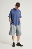 Baggy Track Short, NTN WASHED CONCRETE/PANEL - example image 1