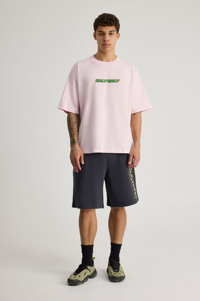 Half Half Regular Track Short, HH SEAL/SURF RIOT