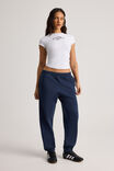 Cuffed Slouchy Trackpant, NAVY BLAZER - alternate image 2