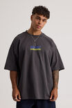 Half Half Heavyweight Box Fit Graphic Tshirt, HH SLATE/HALF HALF CASSETTE - alternate image 3
