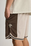 Nfl Basketball Short, LCN NFL BEIGE CEDAR/SAINTS PANELLED - alternate image 4