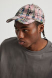 Notion Bleached Check Dad Cap, MULTI PINK CHECK - alternate image 2