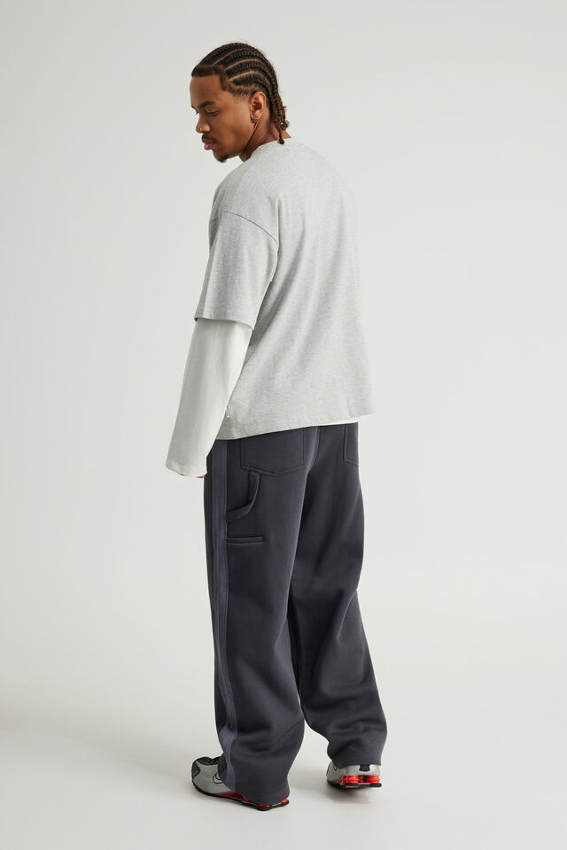 Baggy Trackpant, HH SLATE/COLD HARBOUR PANEL