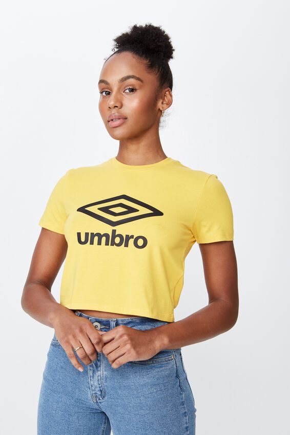 Umbro Lcn Fitted T Shirt, OLD GOLD