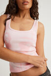 Graphic Scoop Neck Tank, PINK MUSK/GRUNGE COLLAGE - example image 4