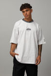 Essential Nba T Shirt, LCN NBA SILVER MARLE/LAKERS NECK RIB - alternate image 1