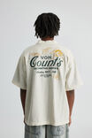 Sesame Street X Half Half Shirt, LCN SES IVORY/COUNT VON COUNT - alternate image 2