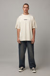 Half Half Oversized T Shirt, HH OFF WHITE/HALF HALF STARS - alternate image 2