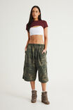 Snatched Bolero Tee, BORDEAUX - example image 2