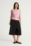 Attack On Titan Racer Tank, LCN AOT WASHED POP PINK / SKELETON - example image 2